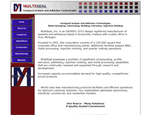 Tablet Screenshot of multiseal-usa.com